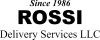 Rossi Delivery Services: NY NJ Freight and Logistics Logo